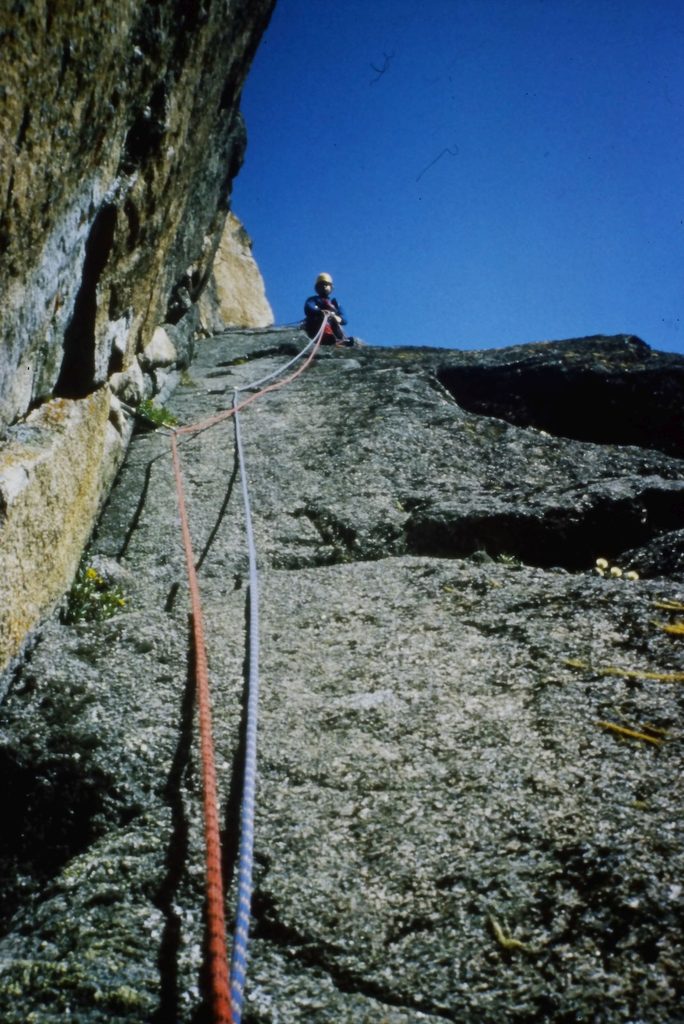 Another beautiful corner pitch higher up the route. Steve Howe photo