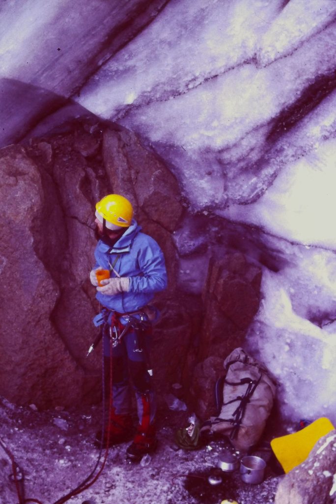 Time for tea in the ice cave
