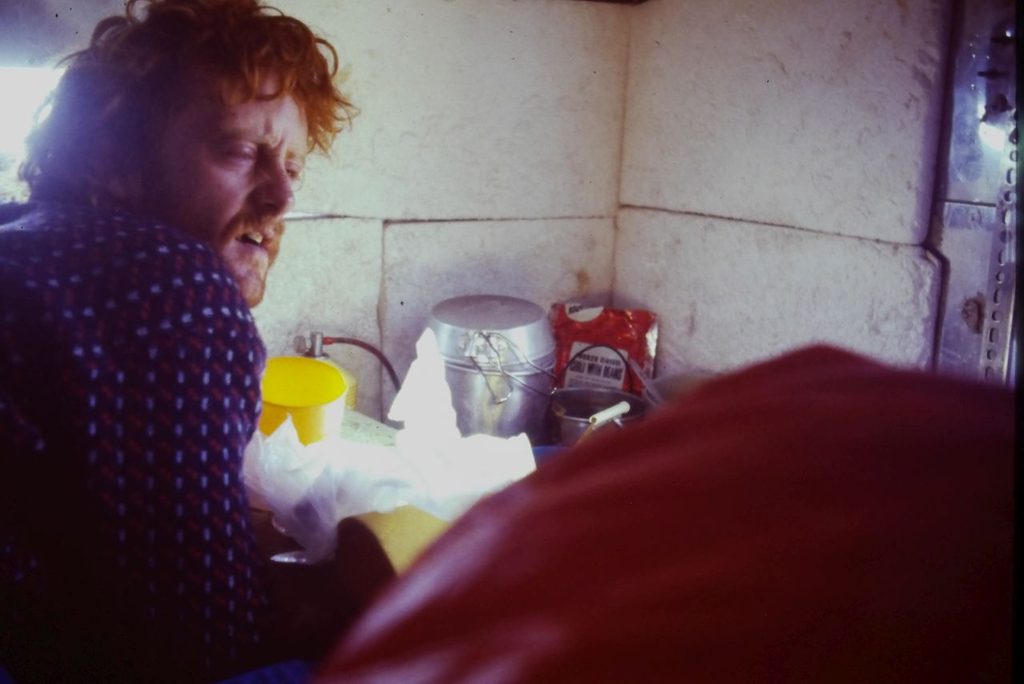 Inside the Howell bivvy coffin