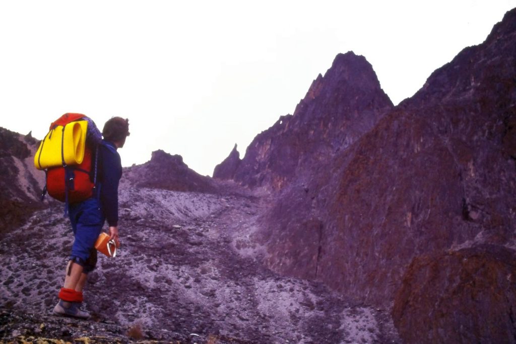 First clear view of the Window Ridge of Point Peter. Steve Howe photo